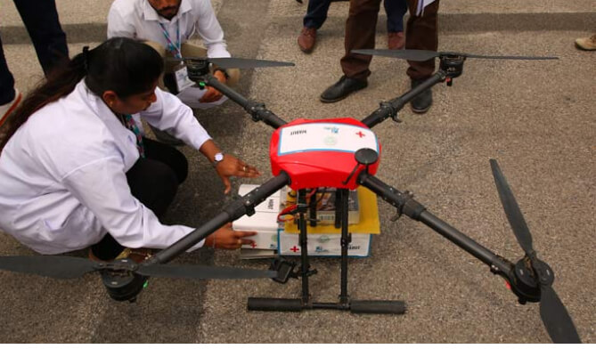 Medicine Drone Delivery