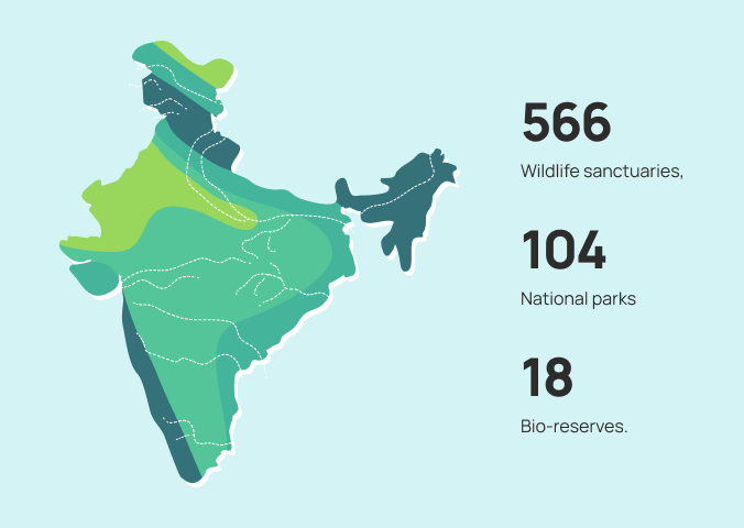 India's Wildlife Infographics