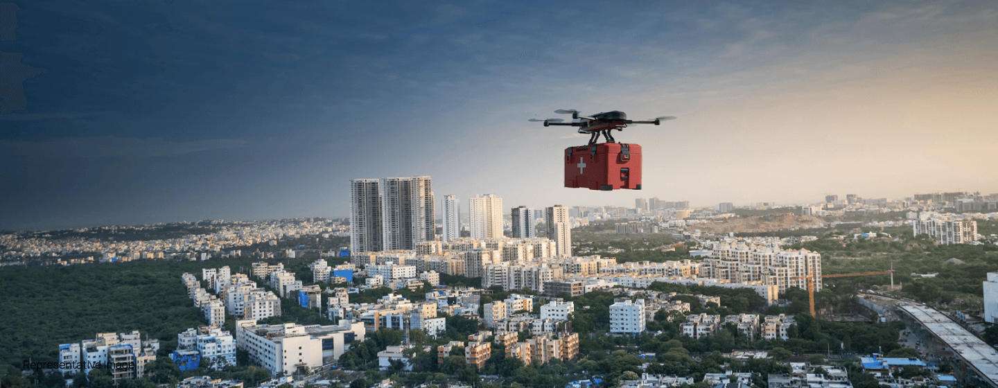 Medical Drone Delivery Trials To Begin Soon in India, Ensures Telangana’s HIRM Workshop 