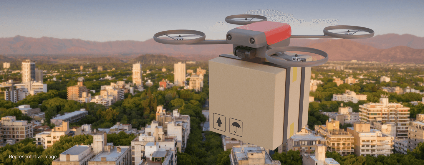 ISRO Trials With Garuda Aerospace’s Drones For Delivery of Vegetables and Medicines